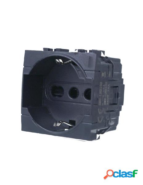 Ettroit - ettroit presa schuko 2p+t 16a colore nero
