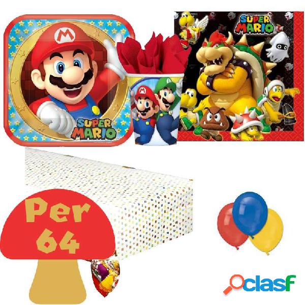 FESTA A TEMA SUPER MARIO KART - KIT N 4