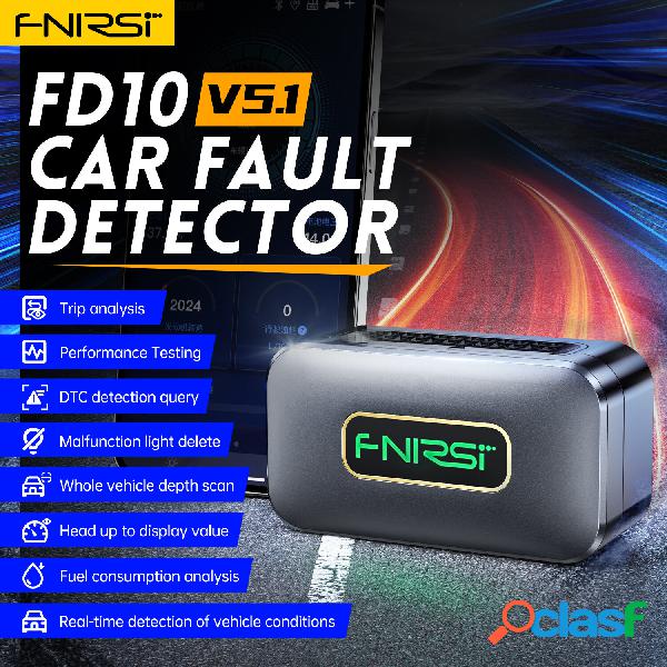 FNIRSI FD10 Lettore di codice scanner OBD2 per auto Cancella