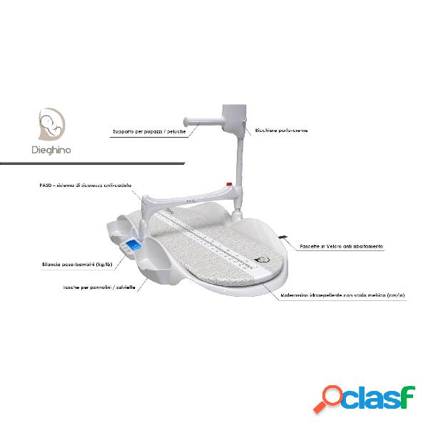 Fasciatoio da tavolo Bilancia digitale Neonato con sistema