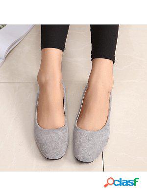 Fashion flat suede shoes