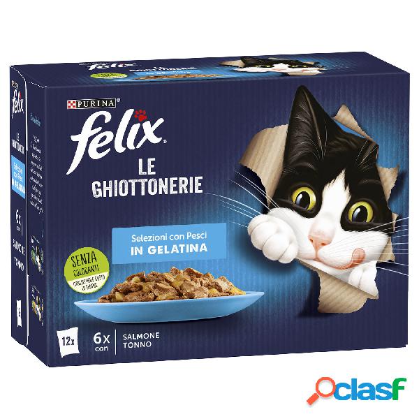 Felix Le Ghiottonerie Cat Selezioni con pesci Salmone con