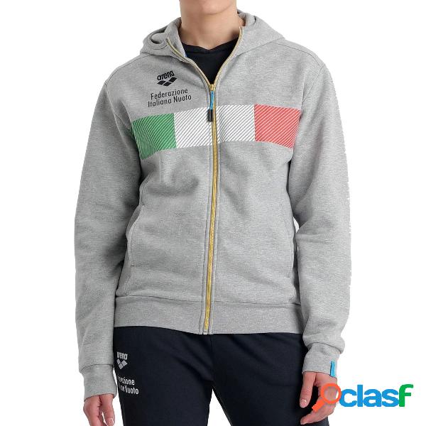 Felpa Arena FIN (Colore: Medium Grey Heather, Taglia: M)