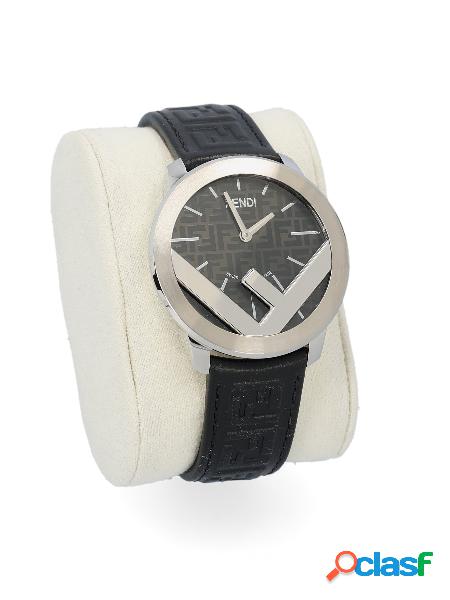 Fendi Round Leather Watch