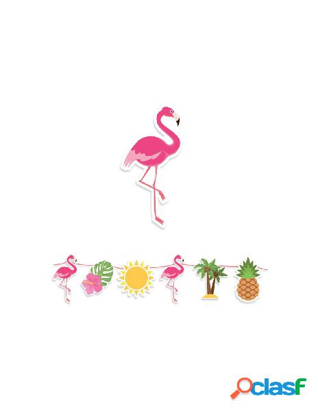 Festone kit maxi flamingo party cm.400