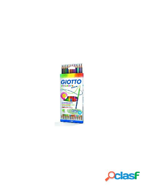 Fila - matite colorate fila 256900 giotto stlnovo bicolor
