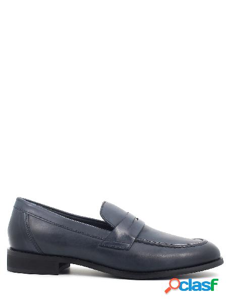 Filippo Forte Mocassini uomo penny loafer in pelle con suola