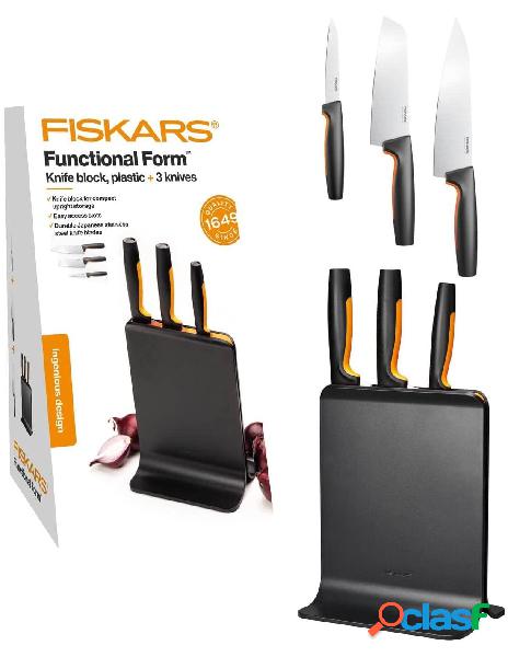 Fiskars - ceppo con coltelli fiskars 1057555 functional form
