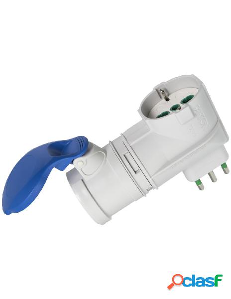 Fme - adattatore industriale duplex 2p+t16a