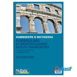 Formulario identificazione rifiuti 25x4 copie