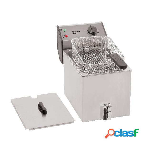 Friggitrice 8 Lt con Rubinetto Mod. FD 80 R, peso 8 kg