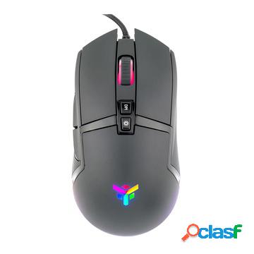 G51 gaming usb a ottico 6400 dpi rgb,nero