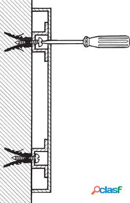 GARANT - Pannello forato, h 481 mm, per montaggio a parete