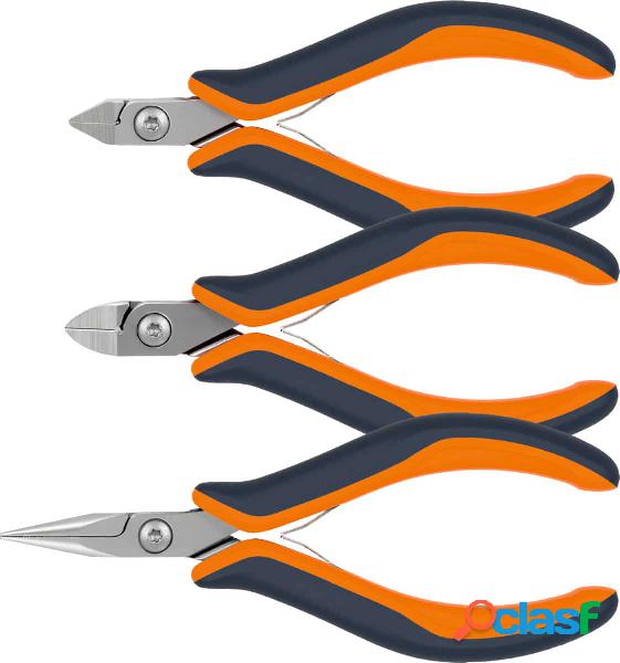 GARANT - Set di pinze di precisione per elettronica 3 pezzi,