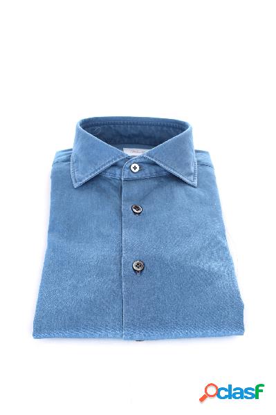 Gala' Camicie Denim Uomo Blu