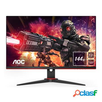 Gaming 27g2ae/bk led 27" full hd 1ms nero, rosso