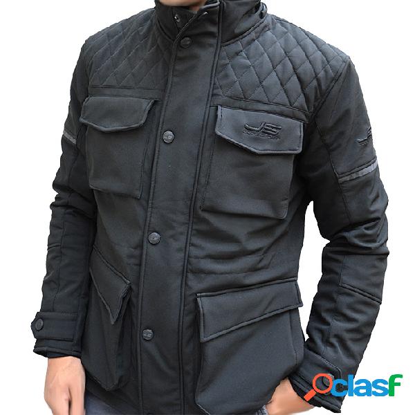 Giacca moto donna Jollisport Cage Lady in Softshell Nero