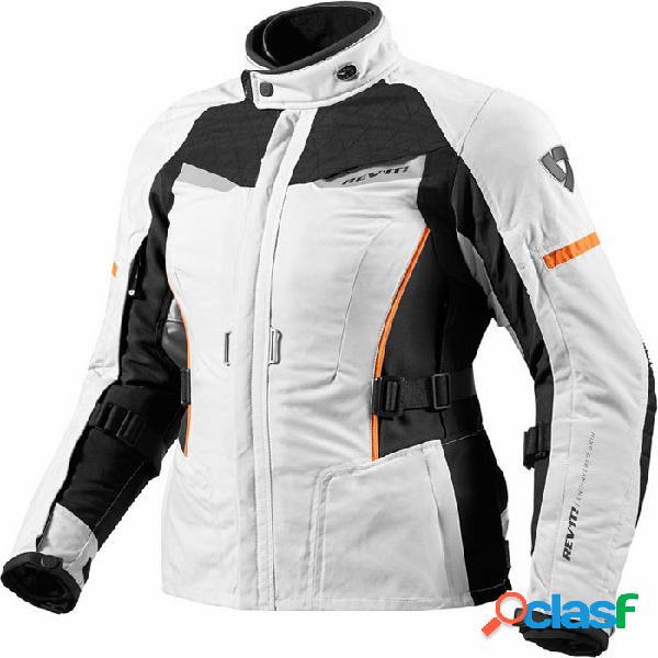 Giacca moto donna RevIt Sand Ladies 3 strati Argento Nero