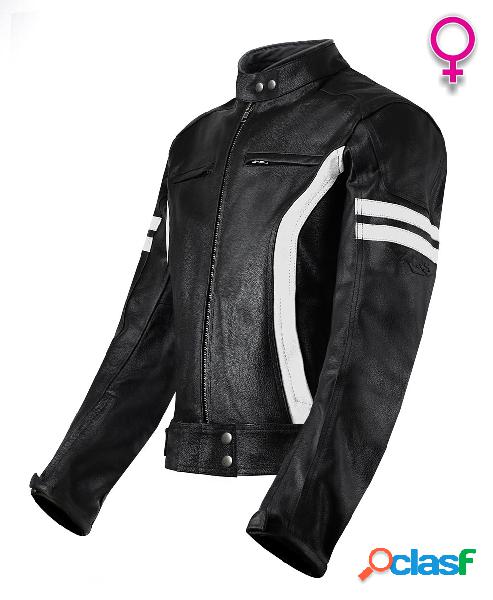 Giacca moto donna pelle Vand Hector Lady Nero