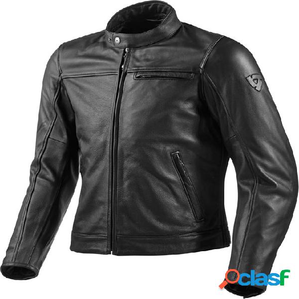 Giacca moto pelle Revit Roamer nera