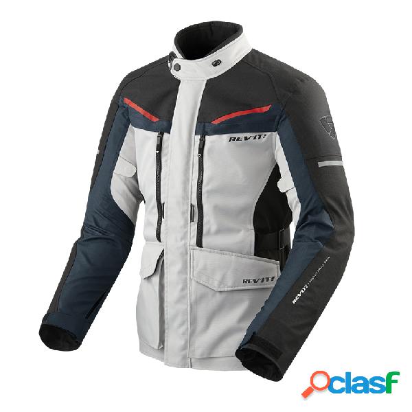 Giacca moto touring Revit Safari 3 Argento Blu