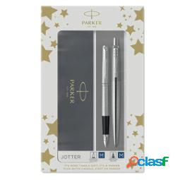 Gift Set DUO - Jotter stainless steel CT sfera +