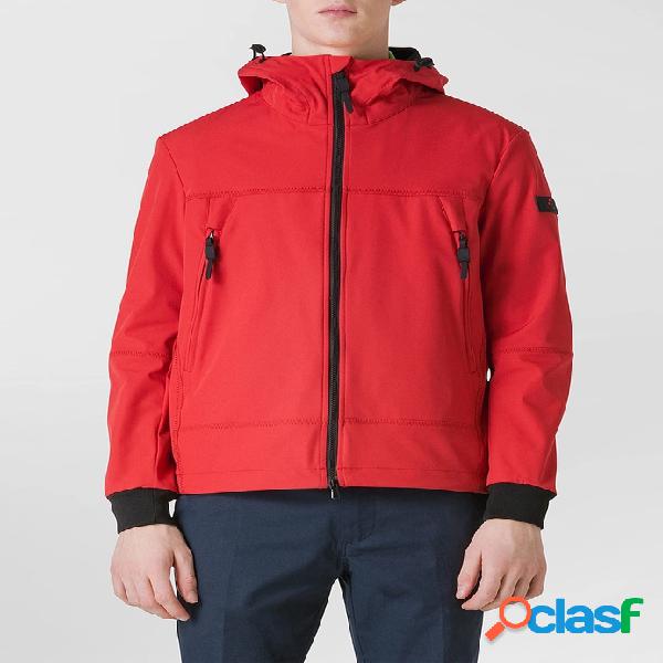 Giubbino Lousma MD rosso in tessuto tecnico stretch con