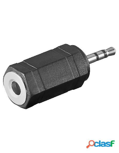 Goobay - adattatore audio 2.5mm maschio a 3.5mm femmina