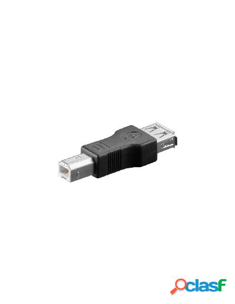 Goobay - adattatore convertitore usb a femmina usb b maschio
