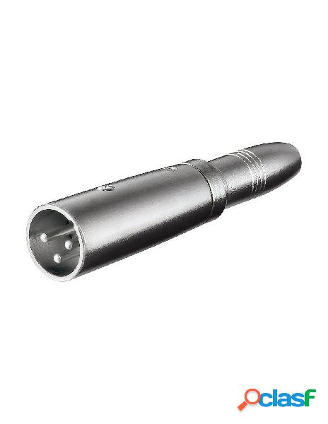 Goobay - adattatore xlr cannon maschio ad audio 6,35mm