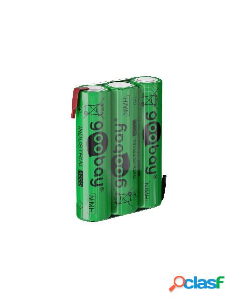 Goobay - batterie ricaricabili nimh 3xaaa hr3 800 mah 3.6v a