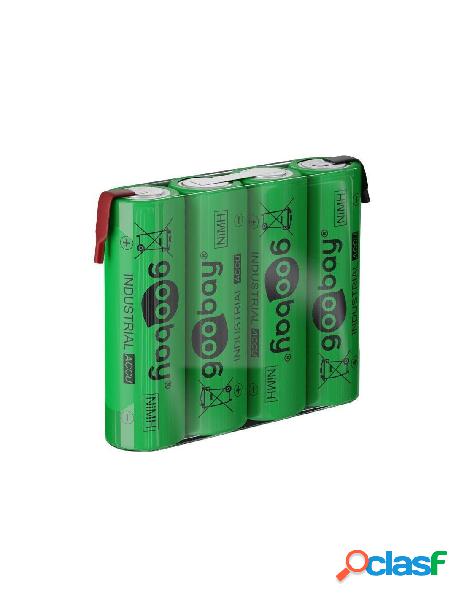 Goobay - batterie ricaricabili nimh 4xaa hr6 2100 mah 4.8v a