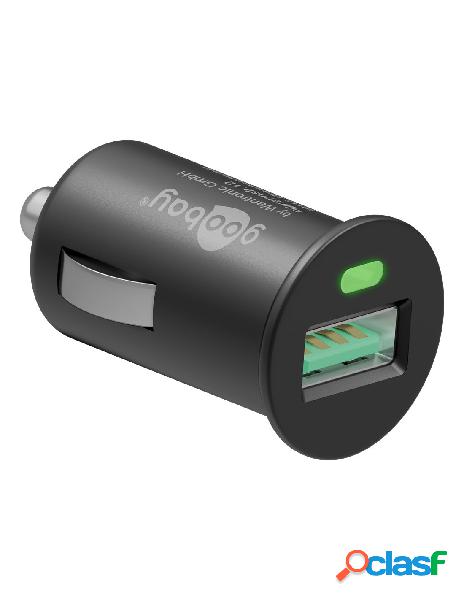 Goobay - caricatore usb da auto quick charge 3.0 2.4a 18watt