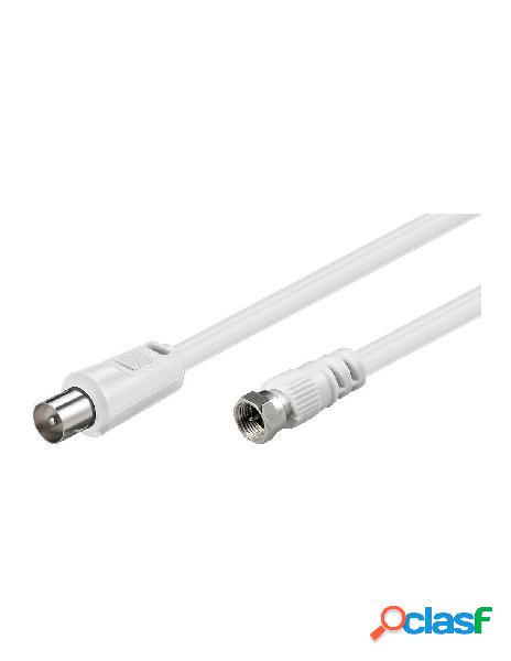 Goobay - cavo antenna tv f/iec m/m 2,5 mt