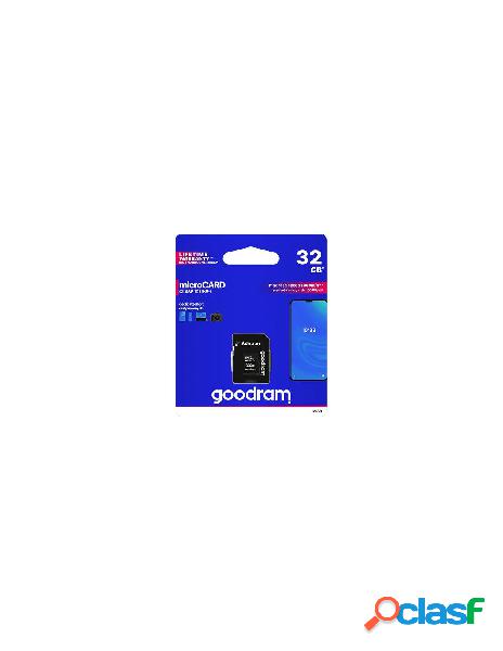 Goodram - microsd 32gb card class 10 uhs i + adapter -