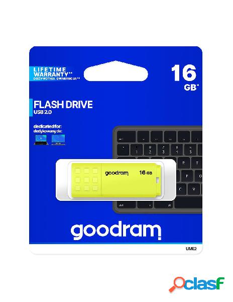 Goodram - pendrive goodram 16gb ume2 yellow usb 2.0 - retail