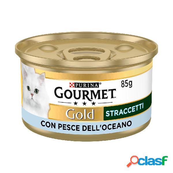 Gourmet Gold con Sfilaccetti di Pesce dell'Oceano 85gr