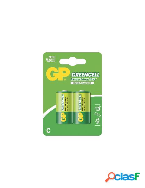 Gp batteries - blister 2 batteria greencell zinco/carbone