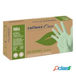 Guanti in nitrile bio - tg L - verde pastello - Reflexx -