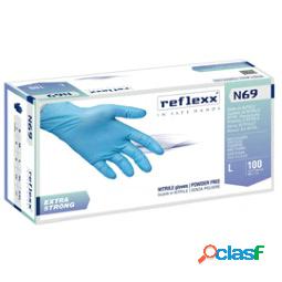 Guanti in nitrile extra strong N69 - tg S - azzurro -