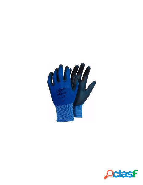 Guanti lavoro issaline 7281 ultra light catch blu e nero