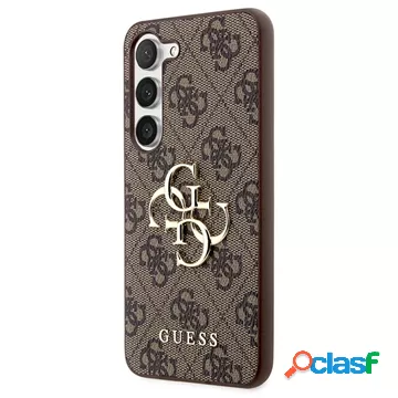 Guess Custodia ibrida per Samsung Galaxy S23 5G con logo in