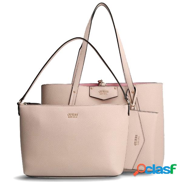 Guess ECO BRENTON TOTE ALM HWEVG839023 ALM ALMOND