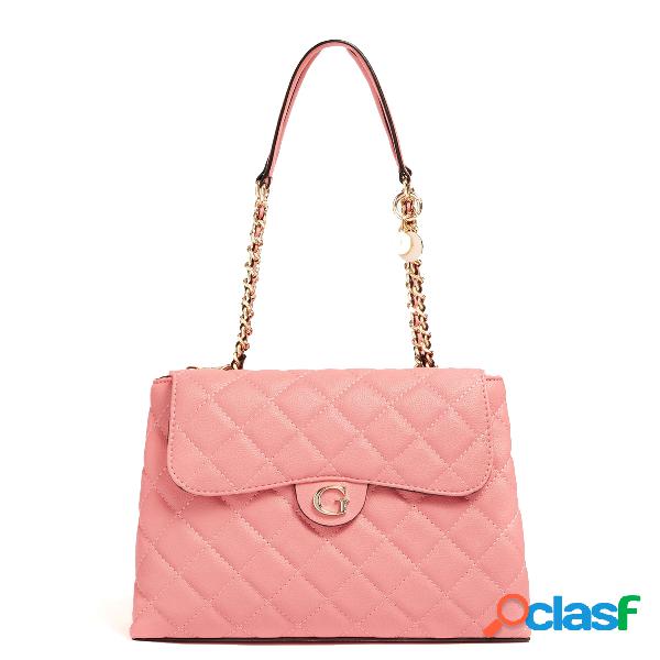 Guess GILLIAN HIGH SOCIETY SATCHEL APR APRICOT