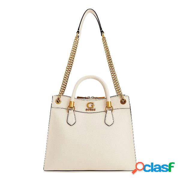 Guess NELL GIRLFRIEND SATCHEL STO HWVB8678070 STO STONE