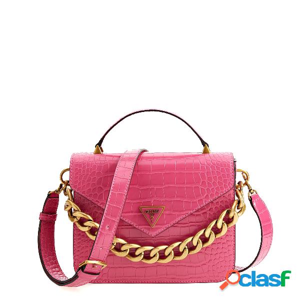 Guess RETOUR TOP HANDLE FLAP MAG HWCC8664200 MAG MAGENTA