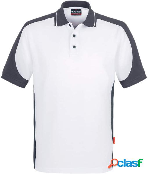 HAKRO - Polo Contrast Performance bianco