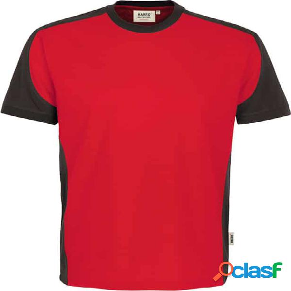 HAKRO - T-shirt Contrast Performance rosso