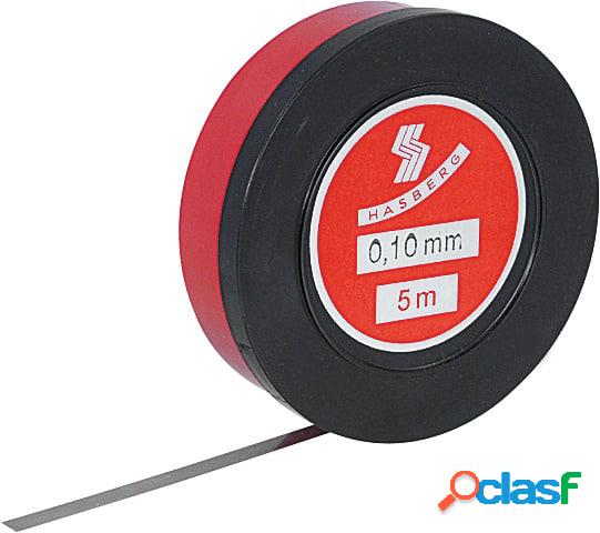 HASBERG - Spessimetro 6 mmx5 m Acciaio C