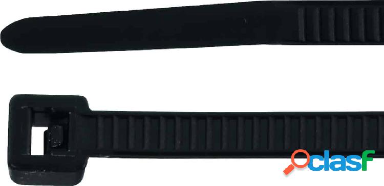 HELLERMANNTYTON - Set di fascette serracavi T-Tie, nere 100